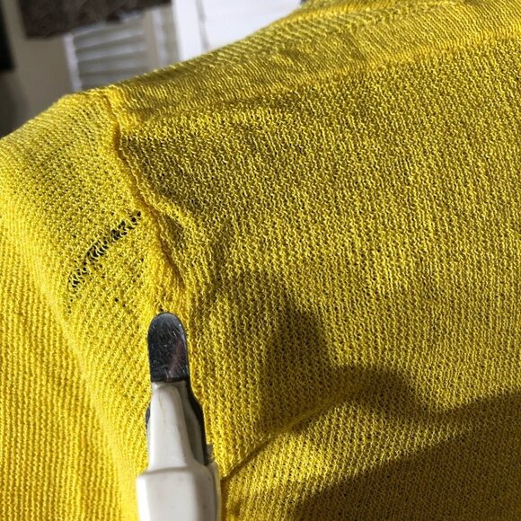 Marc by Marc Jacobs Yellow Silk Blend Knit Sweater Small - Picture 11 of 13